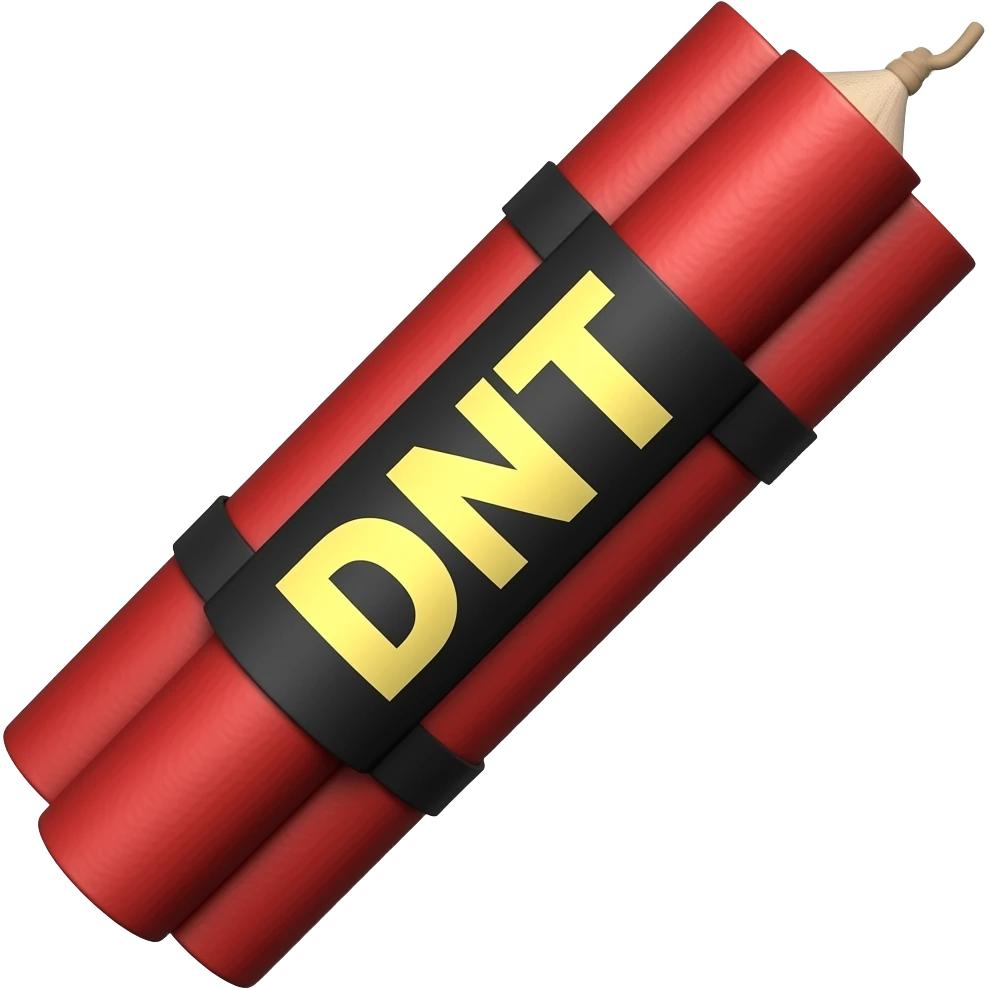 dynamite dnt red emoji