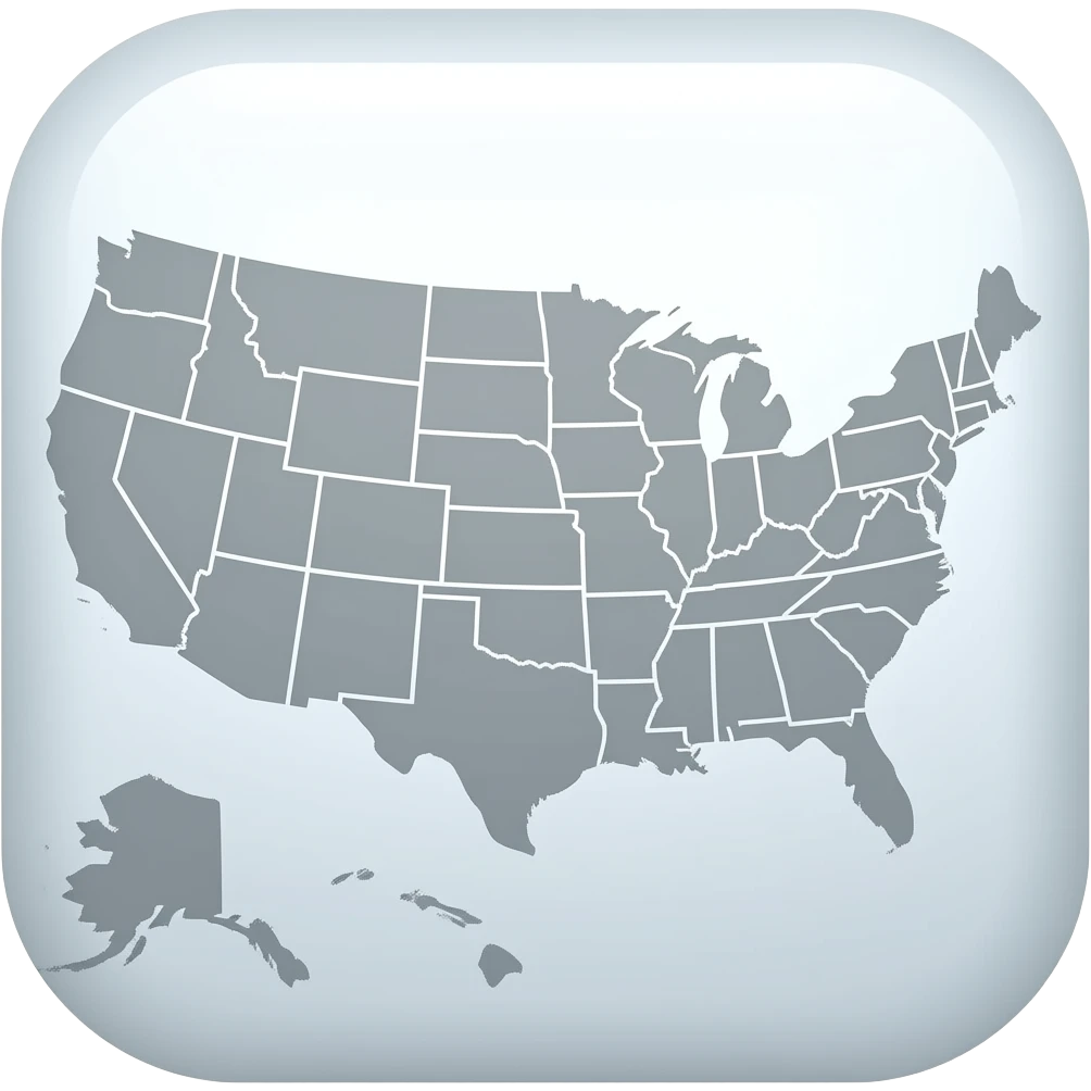 us map icon emoji
