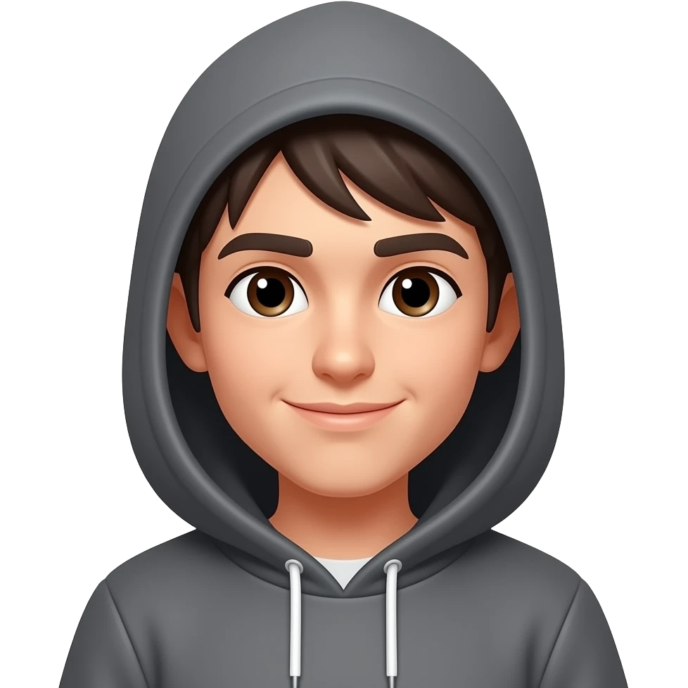 character with hoodie emoji