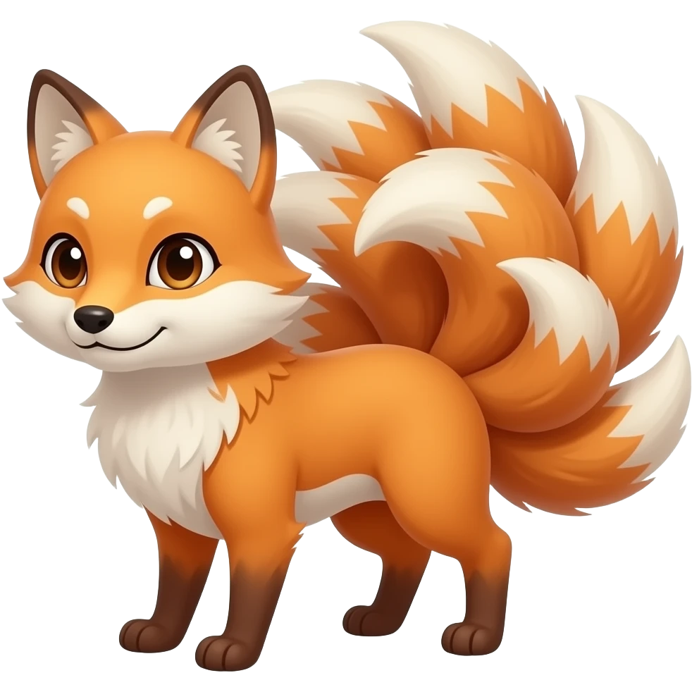 Kitsune nine tails emoji
