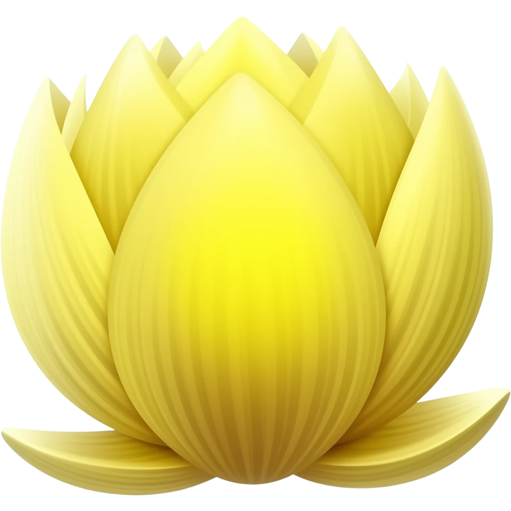 Yellow lotus emoji