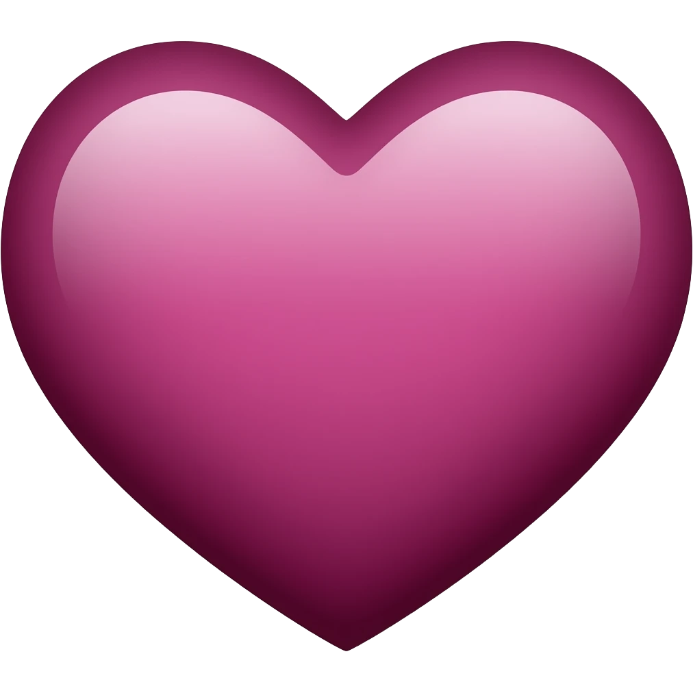 Mauve heart emoji