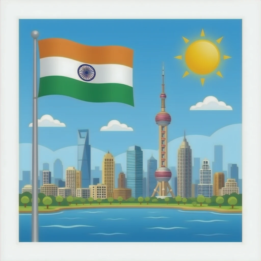 Mumbai indian flag emoji