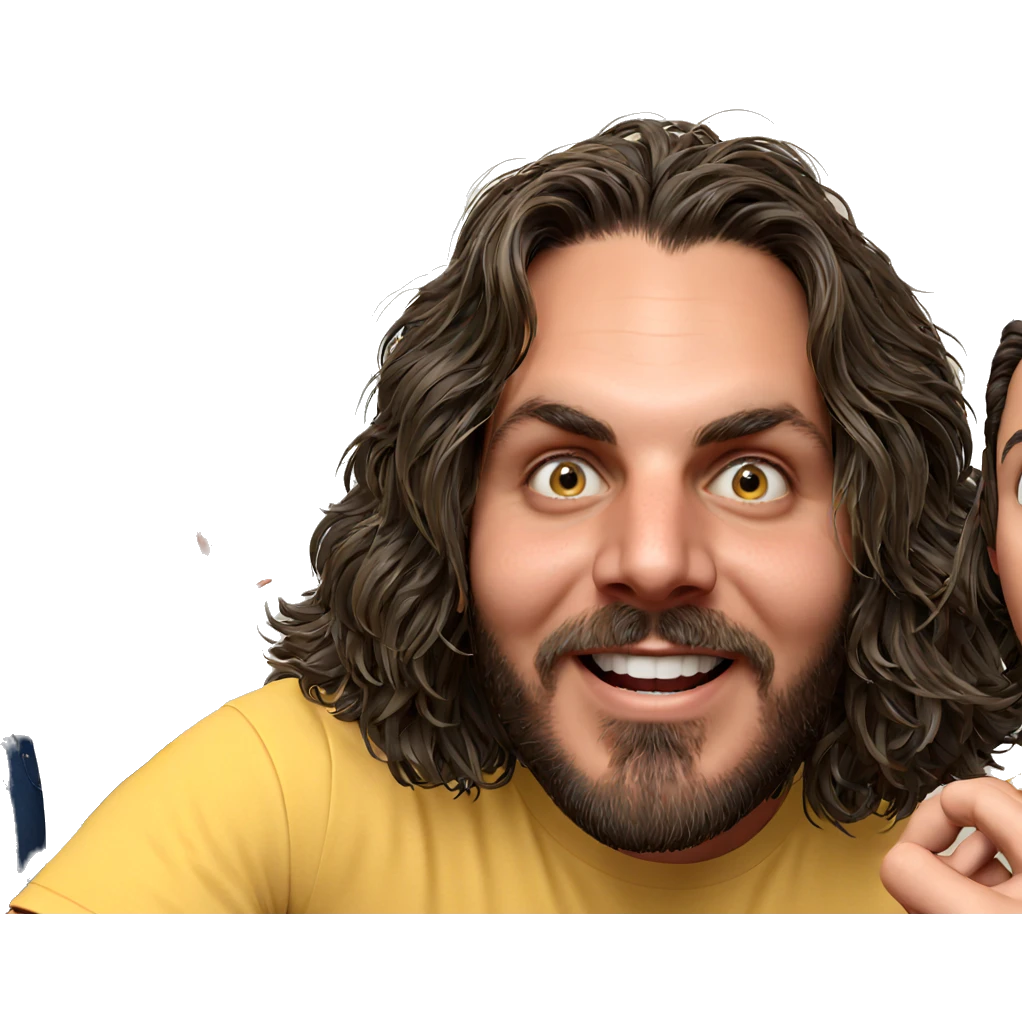 boys posing for a photo emoji