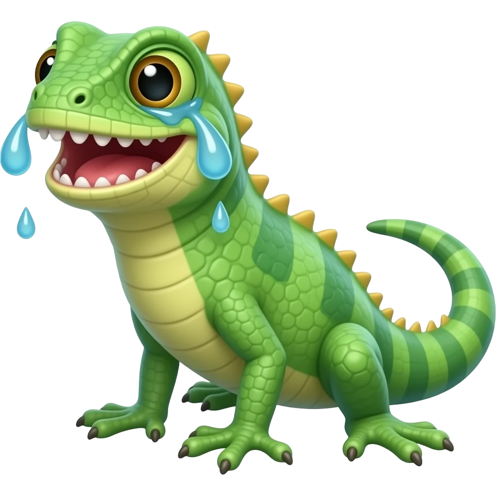 Ящерица смеется до слез emoji