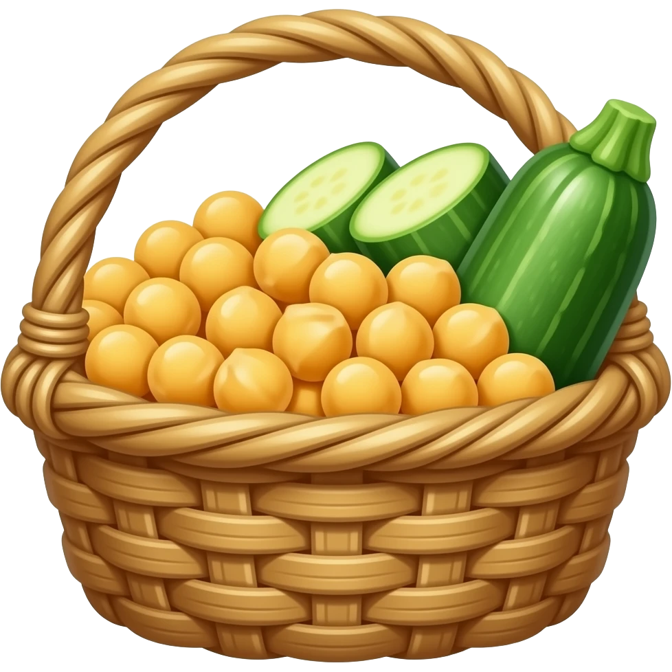 vegetable carry with cheack peas and zukini emoji