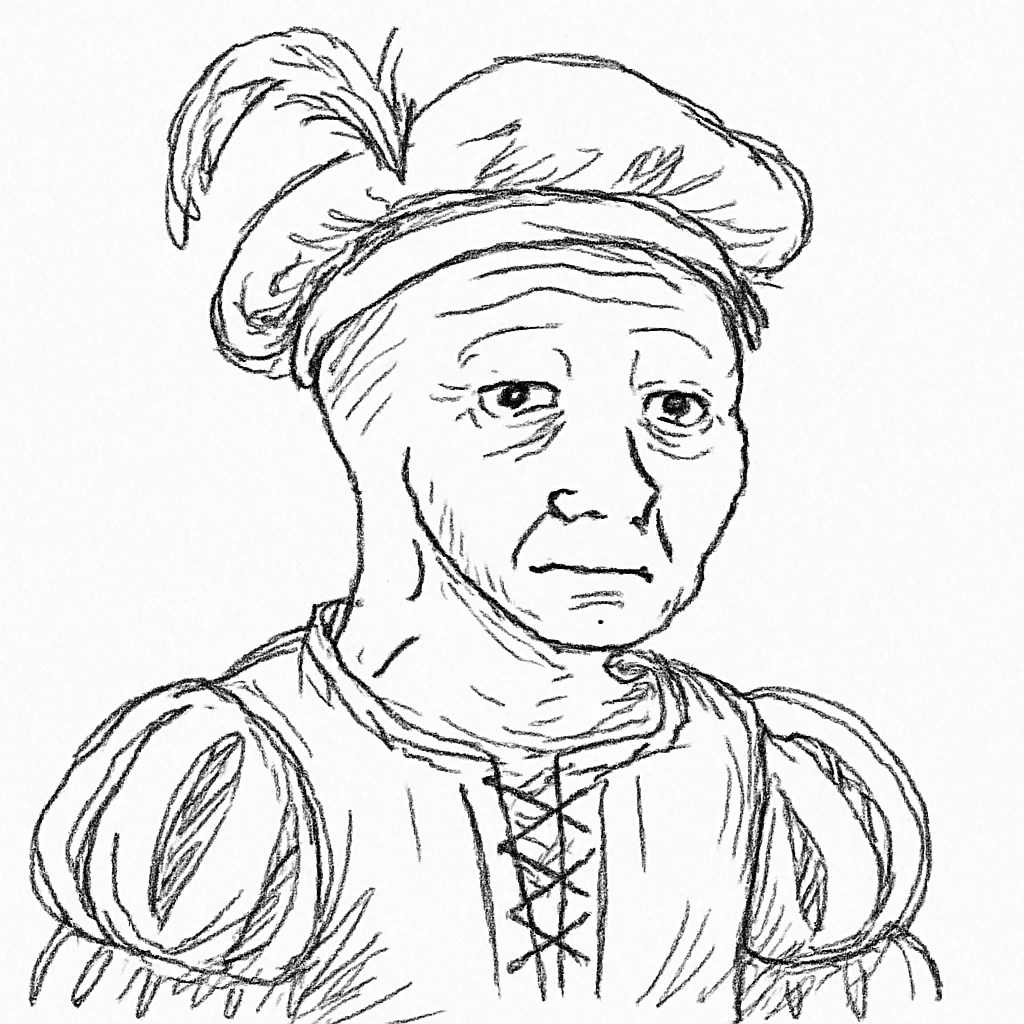 Landsknecht looking at viewer emoji