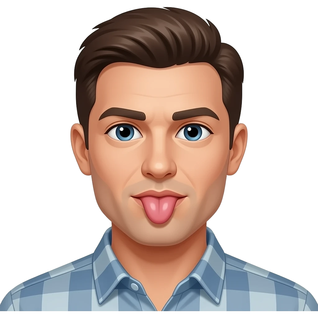 A mans licking a vagina emoji