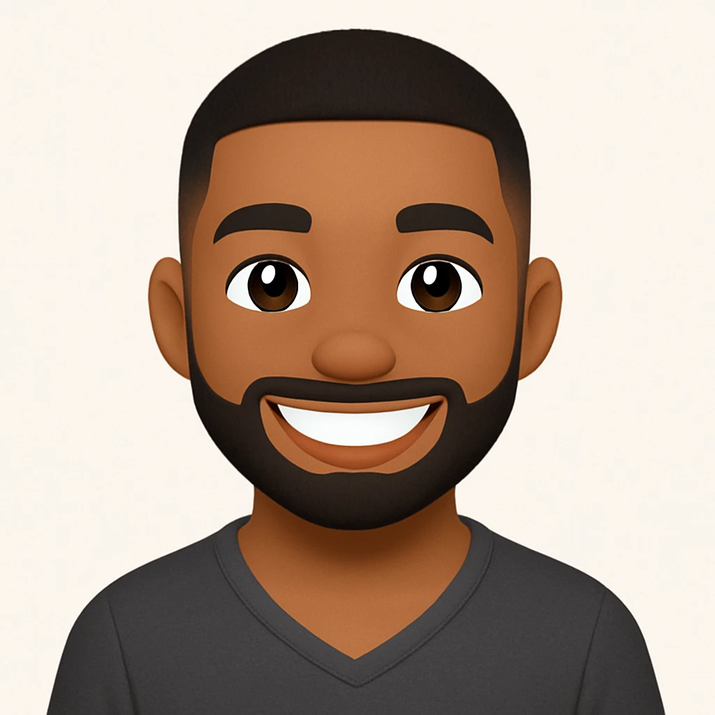turn the second man in emoji style of the 1st image, match the facial features and clothes  emoji