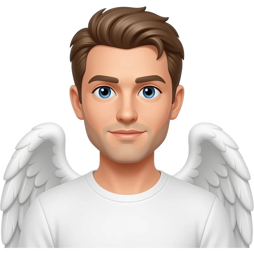 man angel emoji