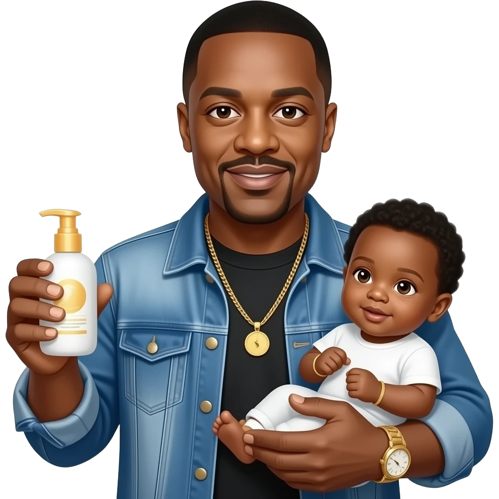 P. Diddy with baby lotion emoji