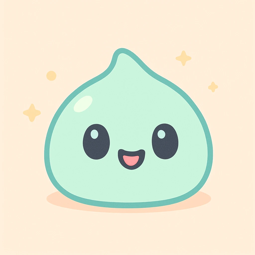 happy slime emoji