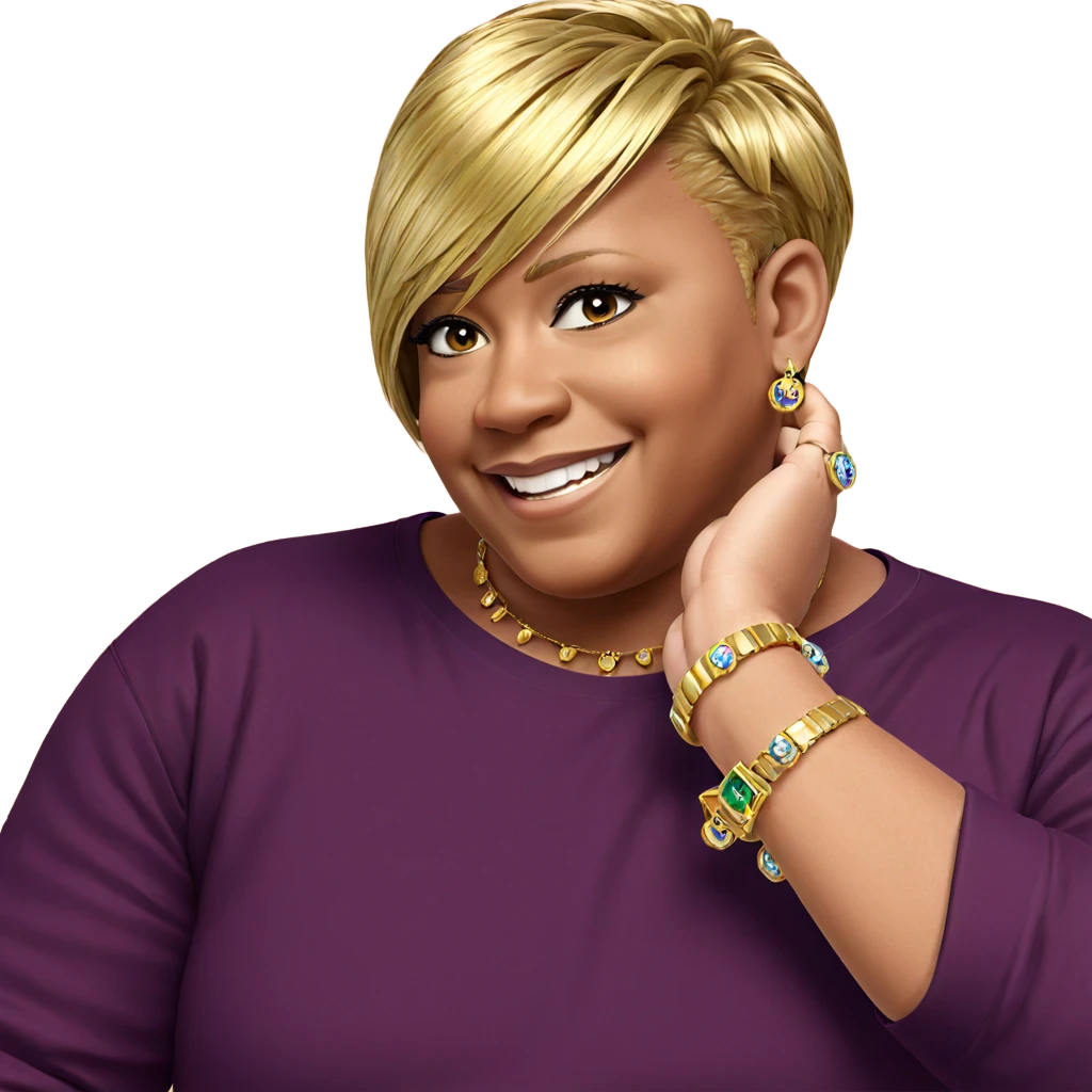 smiling boy with jewelry emoji