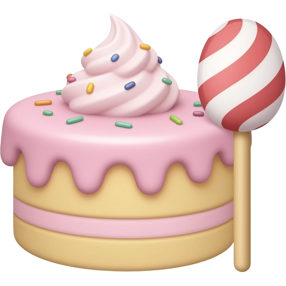 cake lolipop emoji