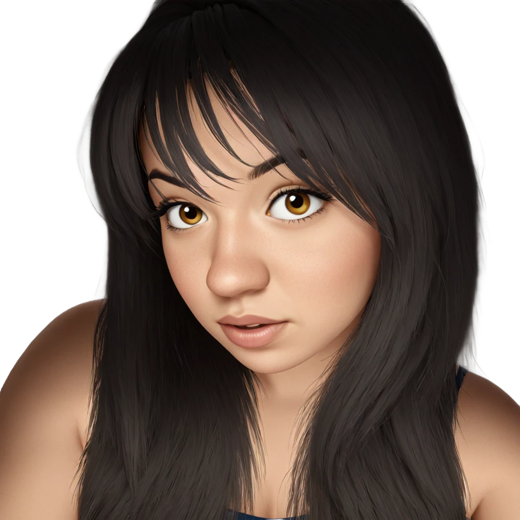 realistic portrait of girl emoji