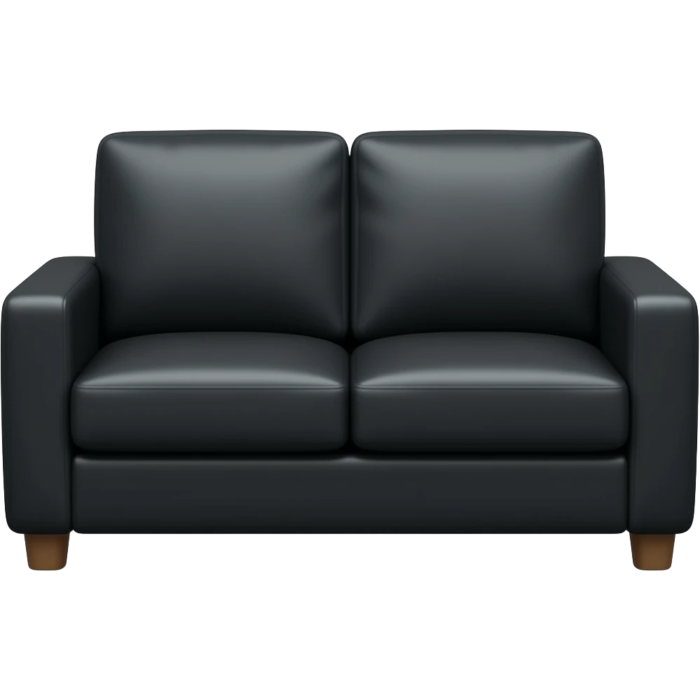 sofa noir emoji