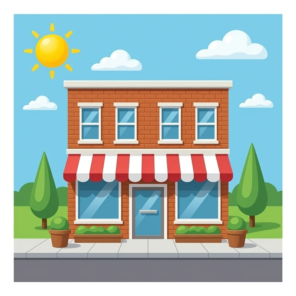 do one of a business brik and mortar location emoji