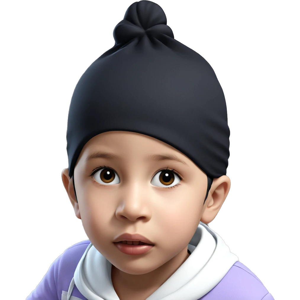 girl with black hair hat emoji