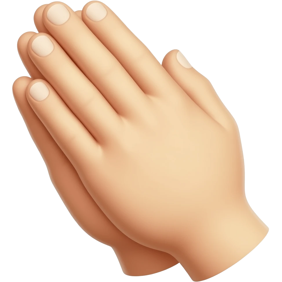 manos rezando emoji