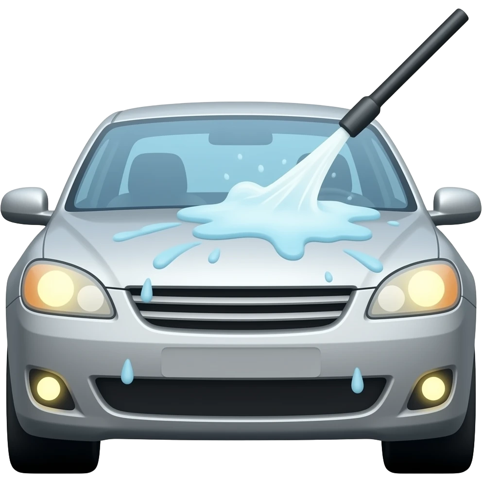 Car washing emoji