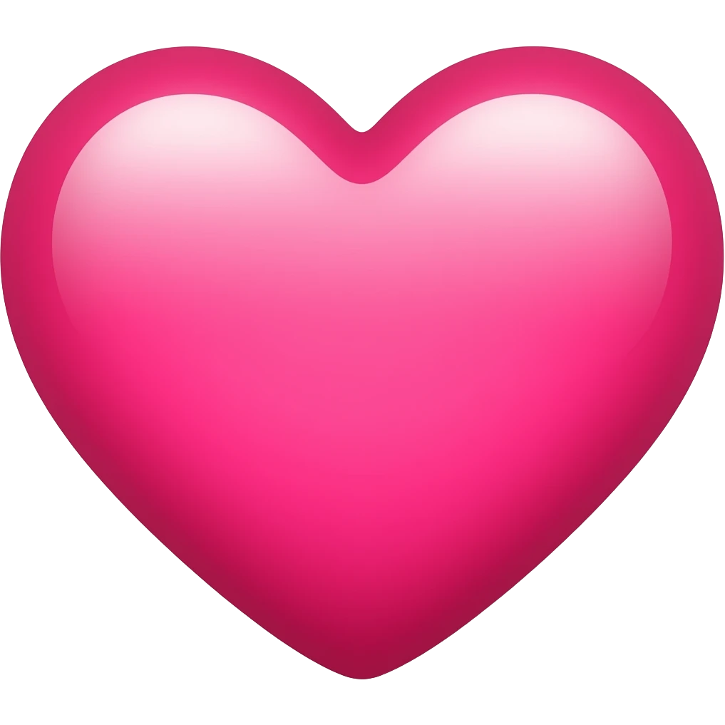 Pink heart emoji