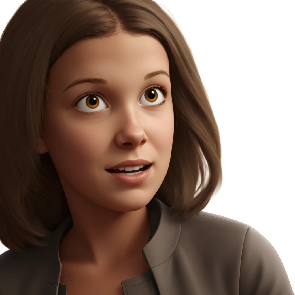 realistic portrait of girl emoji