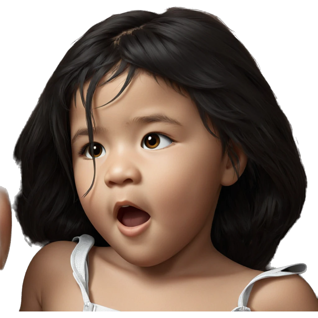 realistic portrait of girl emoji