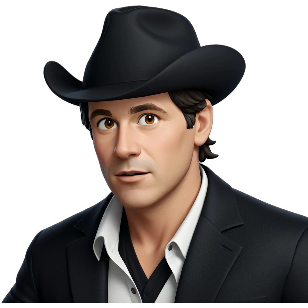 boy in white shirt fedora emoji