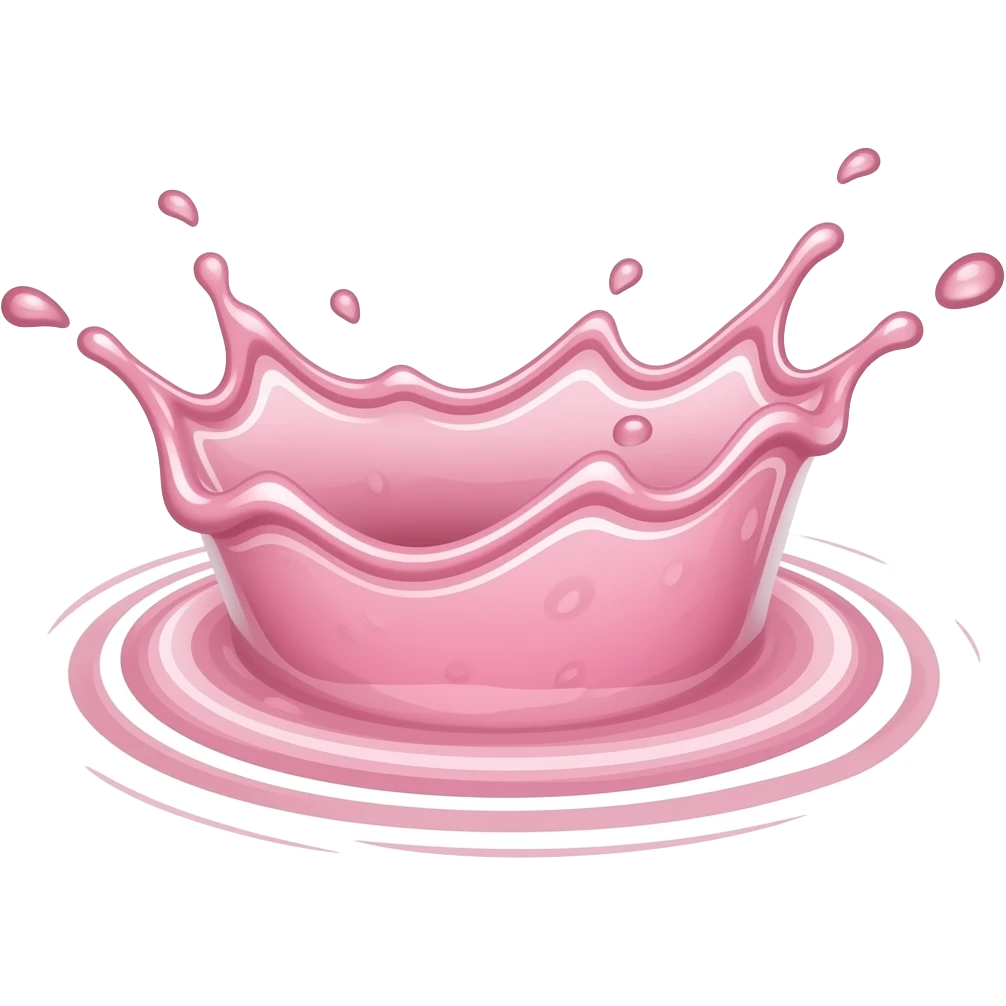 LIKE THIS BUT PINK AND WATER SPLASHING emoji