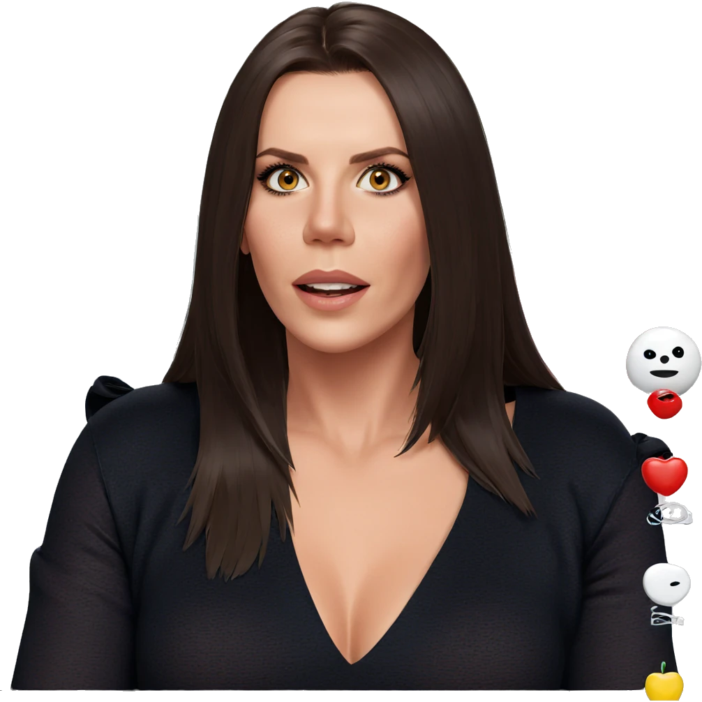 realistic portrait of girl emoji