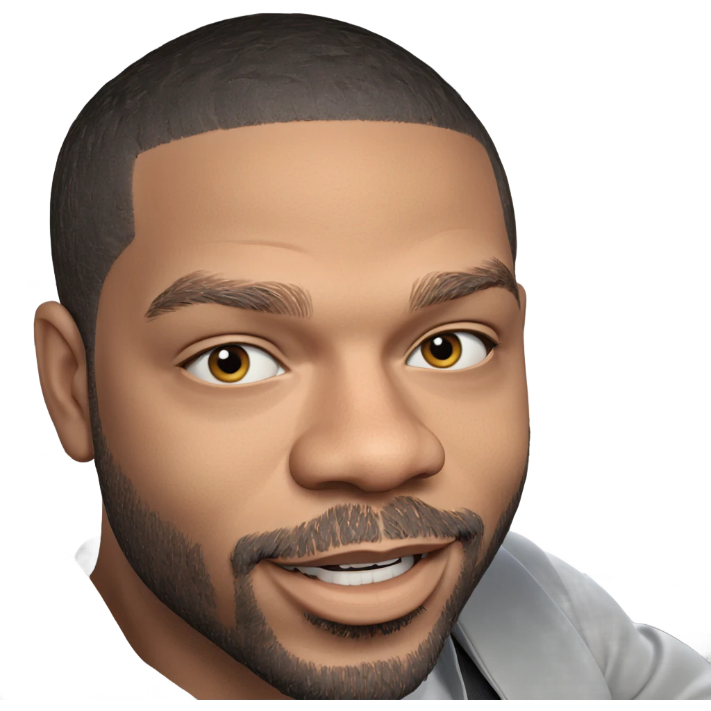 man with beard in car emoji