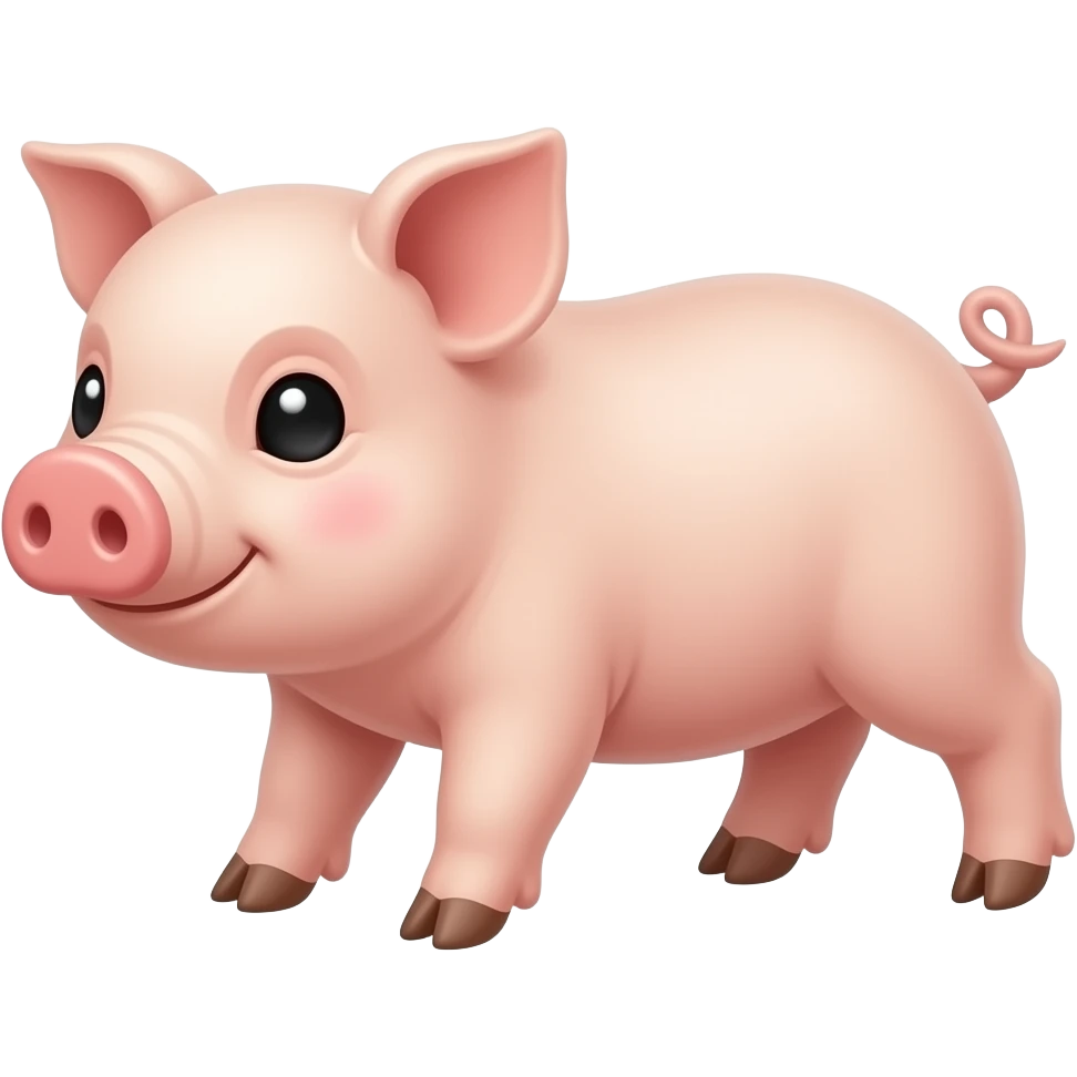 Crawling  baby pig emoji