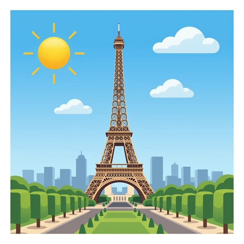 Menara Eiffel emoji