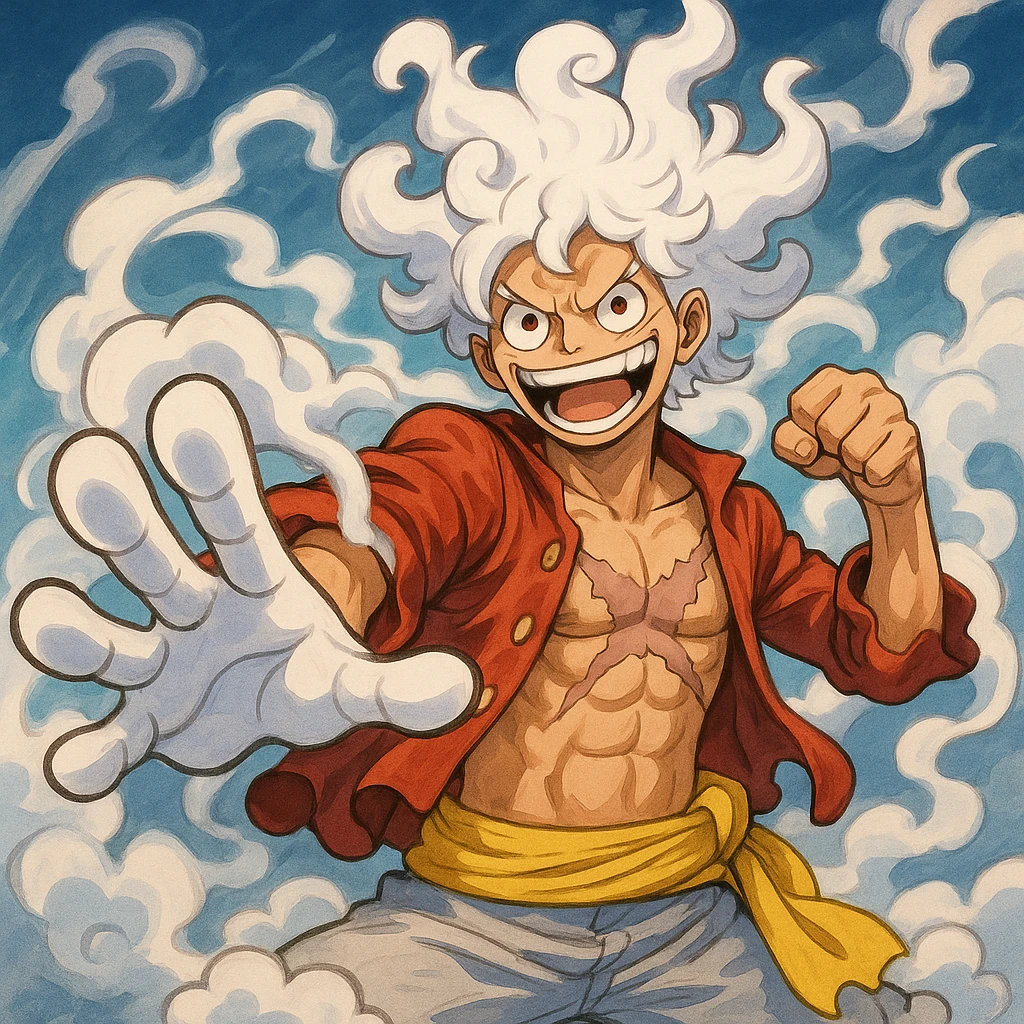 Gear 5 luffy emoji