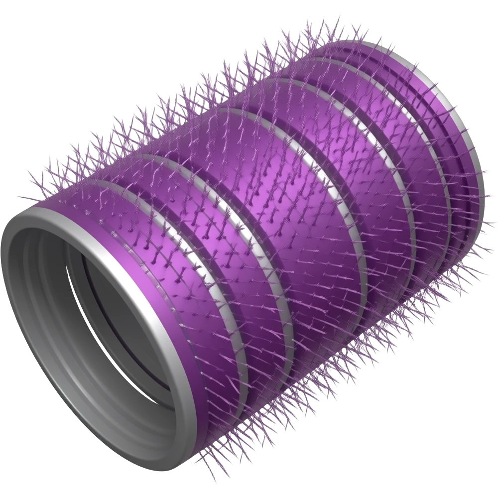 hair roller plastic longer emoji