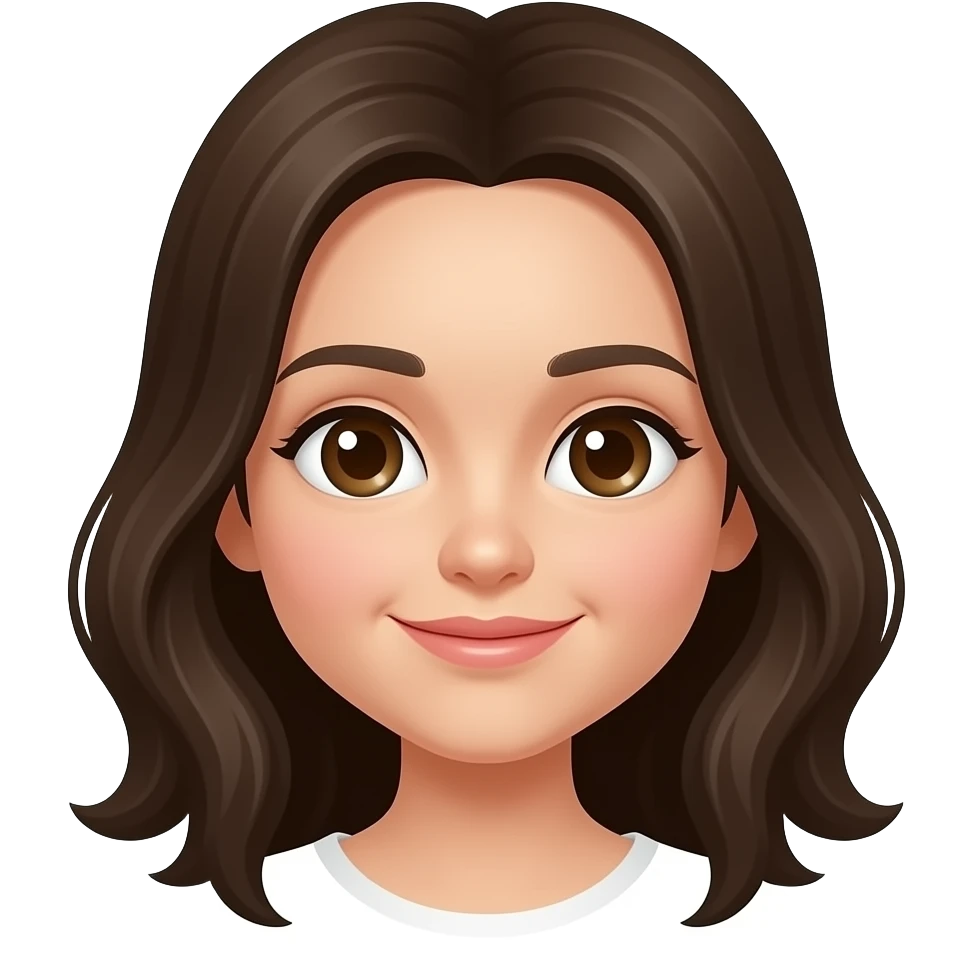 Cute girls face emoji