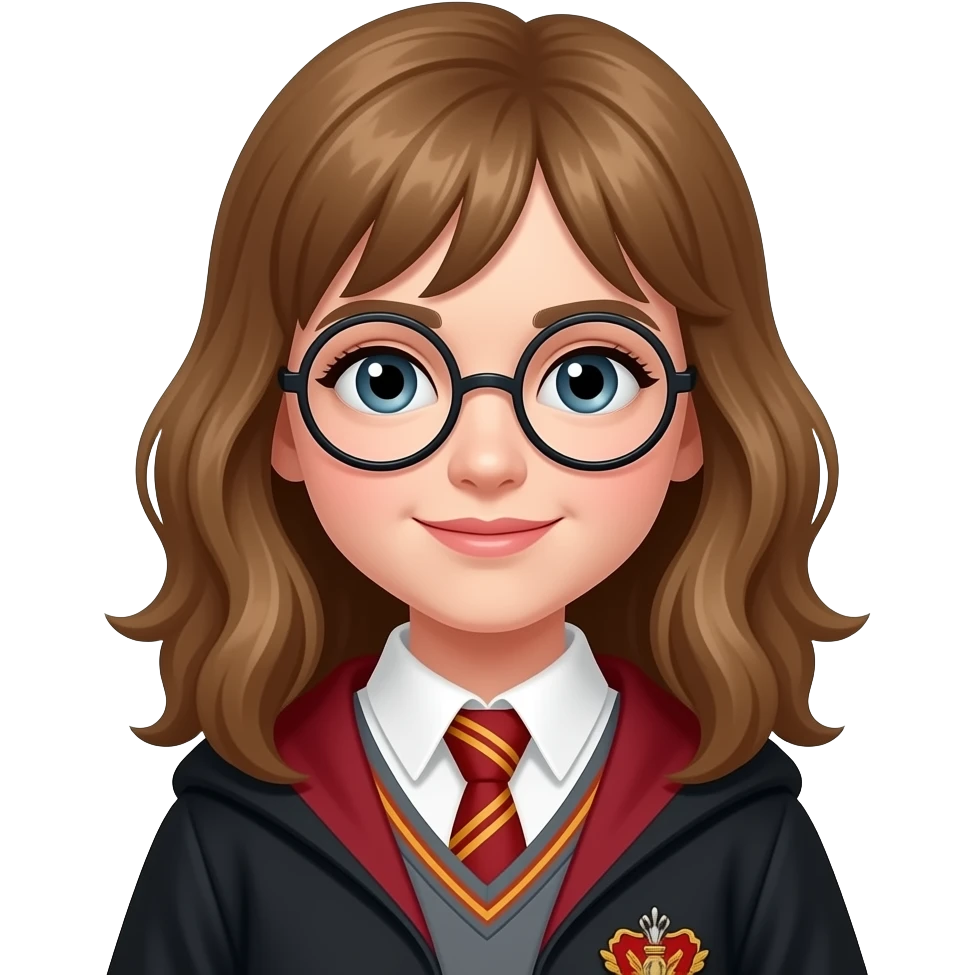 hermione granger with tie emoji