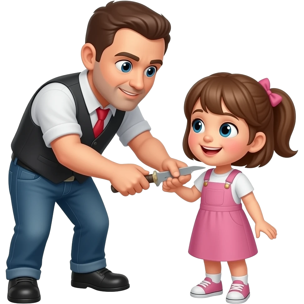 Fais un pédophile qui viole une enfant emoji