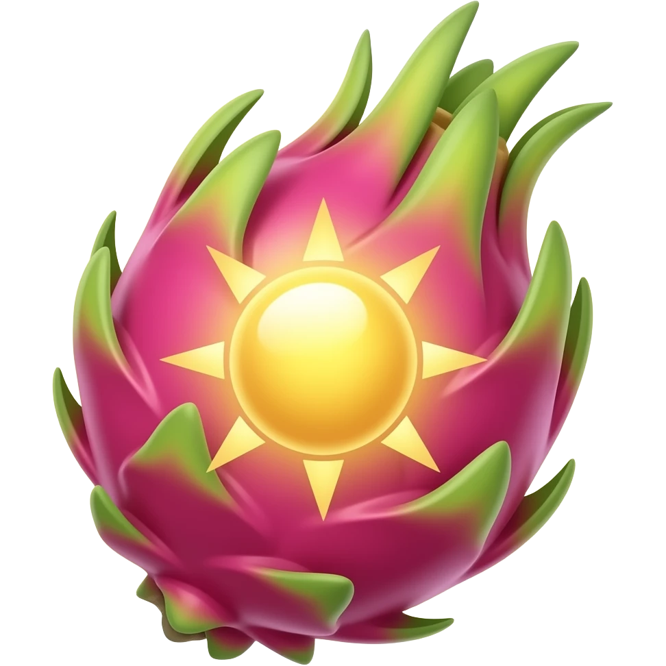 Can you merge nika fruit dragon frut from one piece emoji
