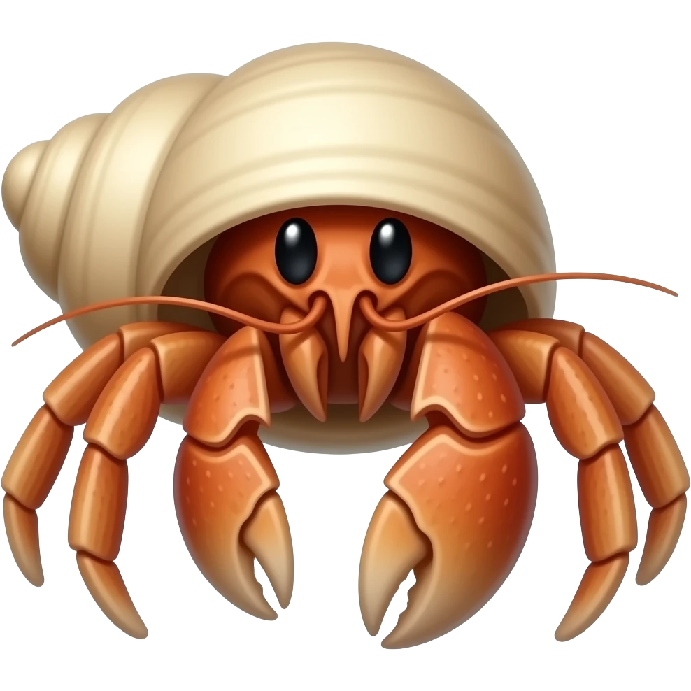 Hermit crab emoji