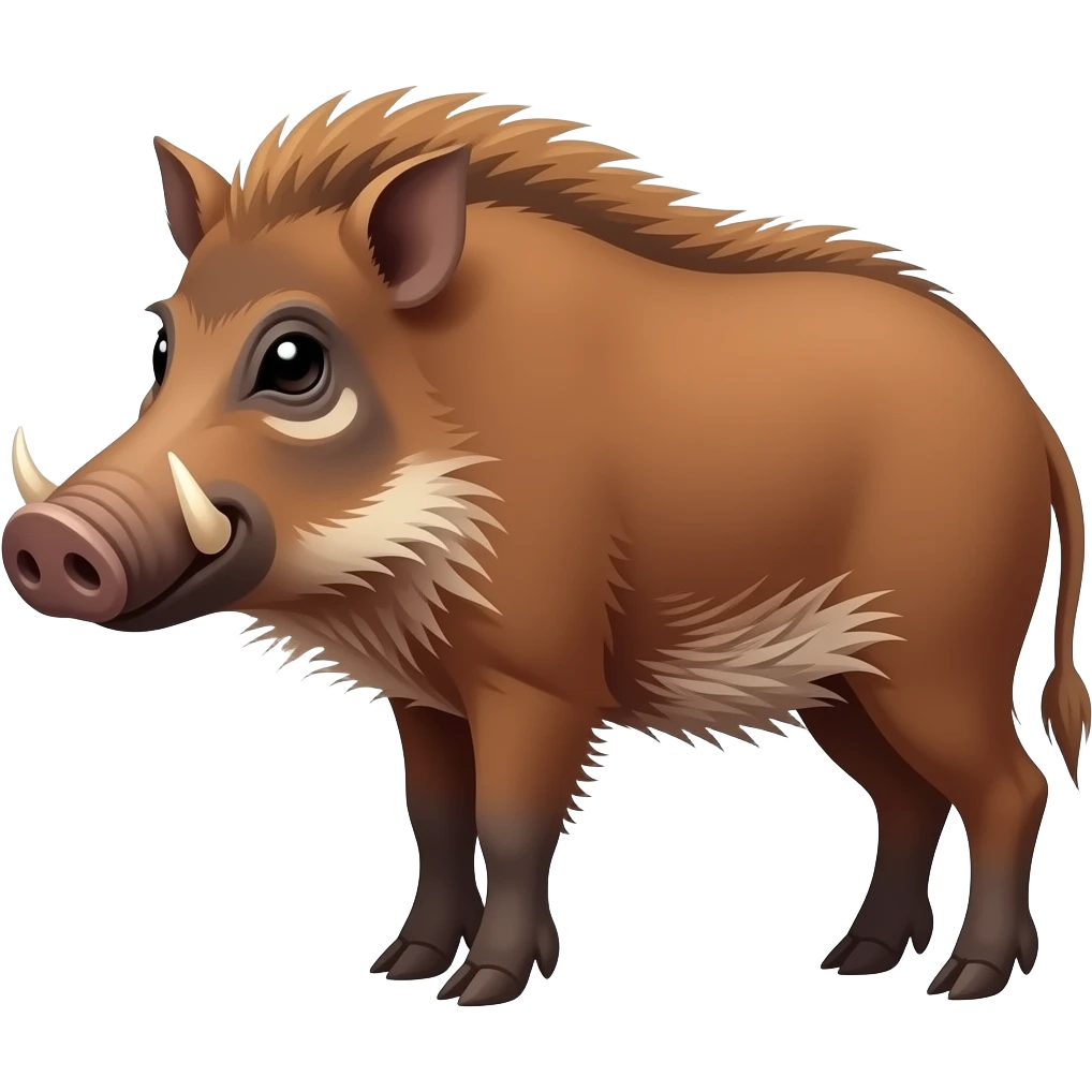 Red river hog emoji