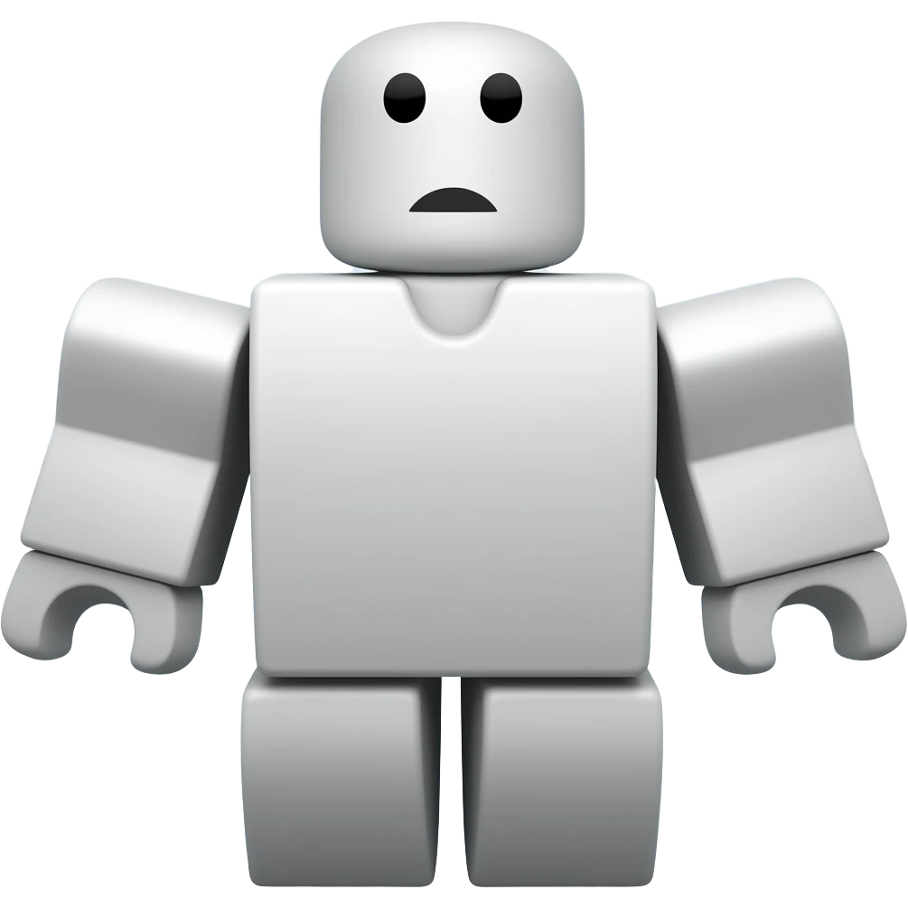 Minimalist roblox logo emoji