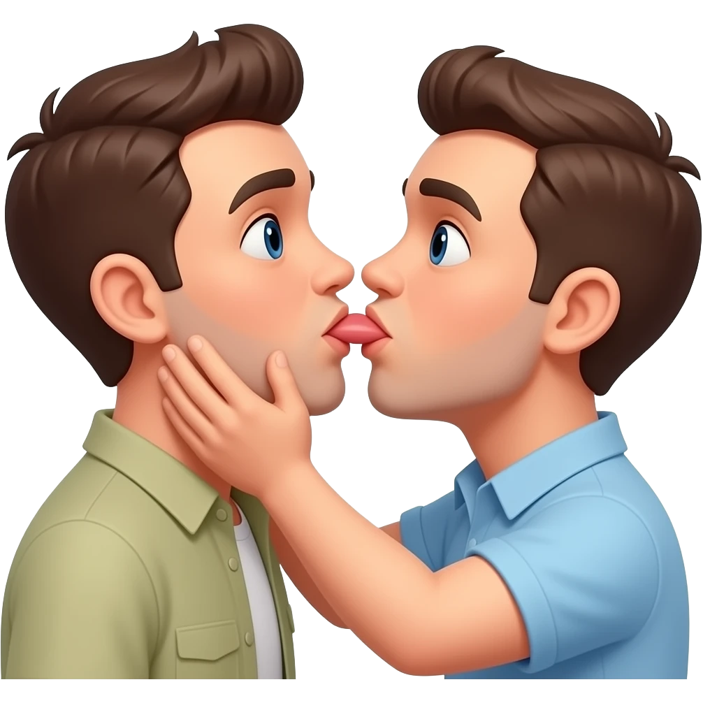 Man blowjob another man emoji