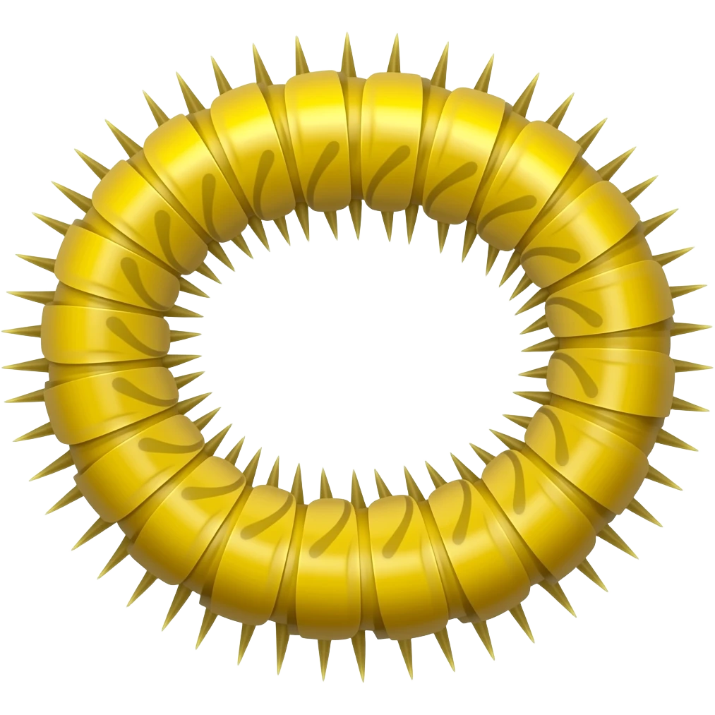 cienpies amarillo emoji