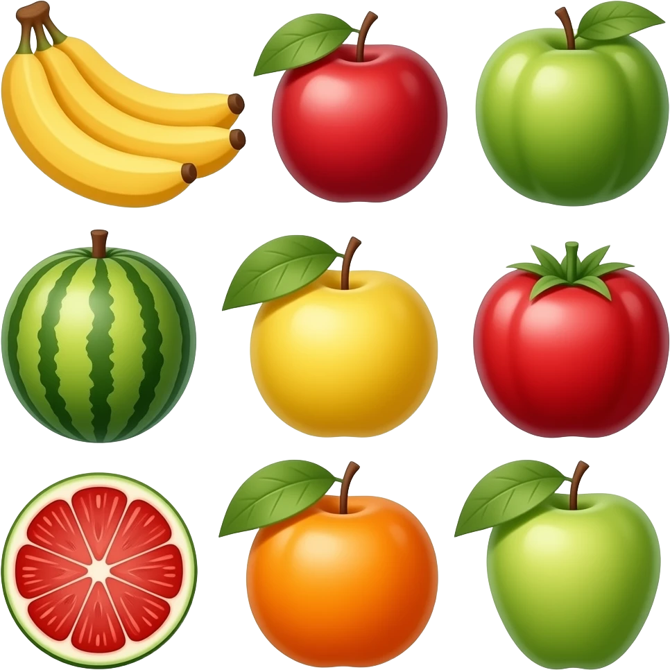 fruits emoji
