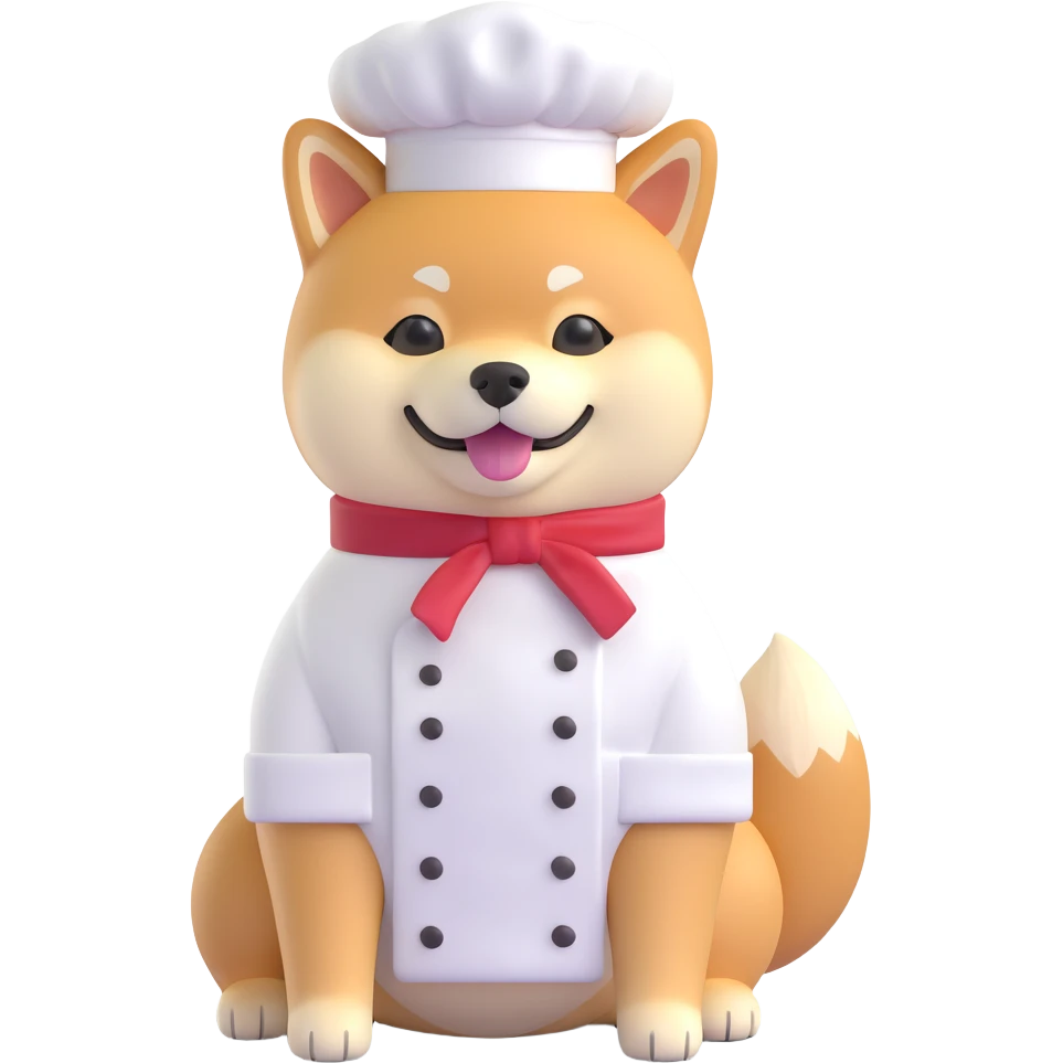 shiba inu chef emoji