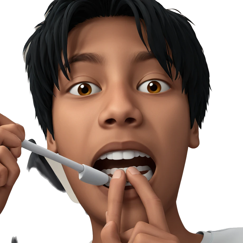 realistic meme of a boy emoji