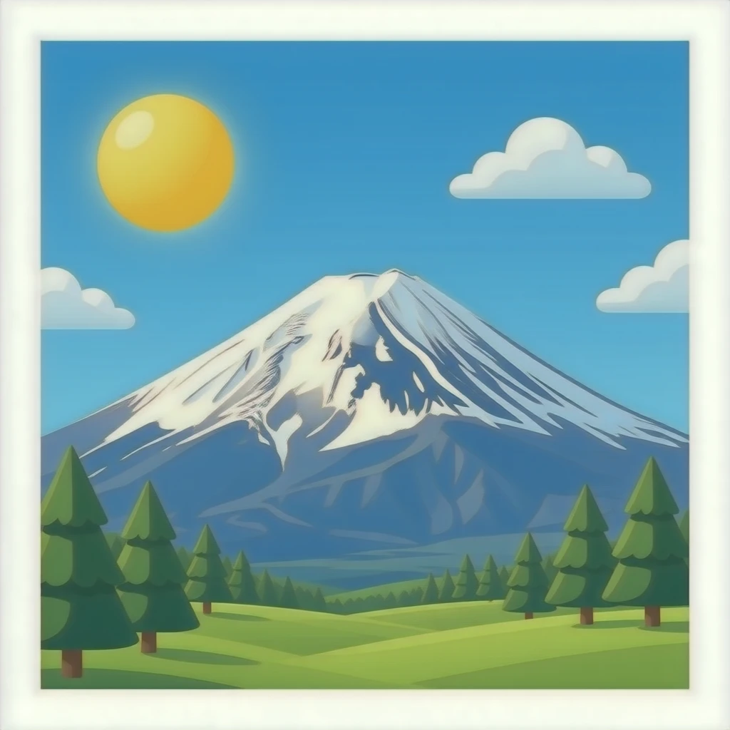 Mount Fuji emoji