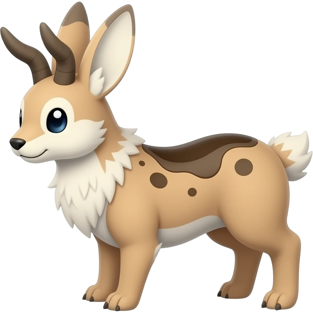 Trico-Buneary-Mudsdale-Jackalope-fusion-hybrid-animal-creature emoji