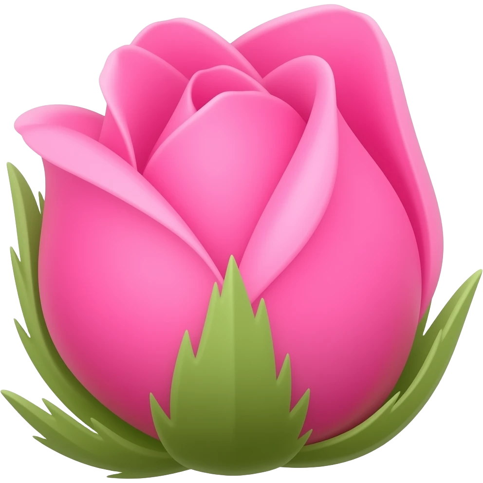 PINK ROSE BUD emoji
